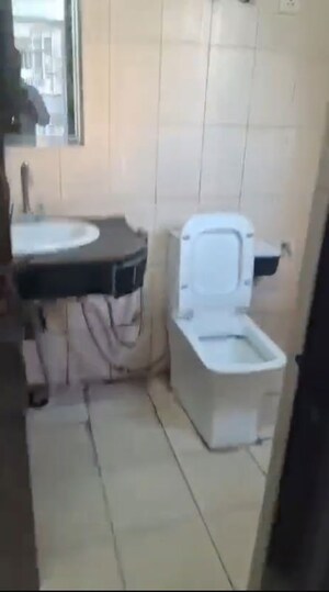 Bathroom in 3 BHK Apartment at LandCraft River Heights, Raj Nagar Extension – for Rent