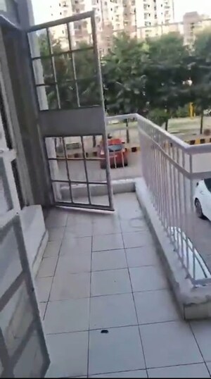 Balcony in 3 BHK Apartment at LandCraft River Heights, Raj Nagar Extension – for Rent