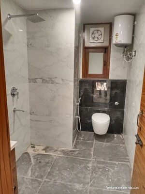 Bathroom in 2 BHK Builder Floor at Vasant Kunj Enclave – for Rent