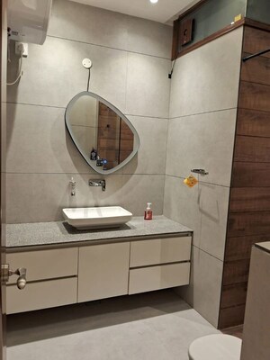 Bathroom in 4 BHK Builder Floor at Sector 12 Panchkula – for Rent