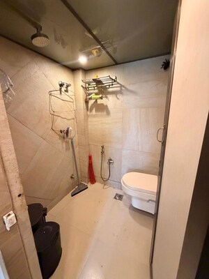 Bathroom in 1 BHK Apartment at Neelganga Apartment, Lower Parel – for Rent