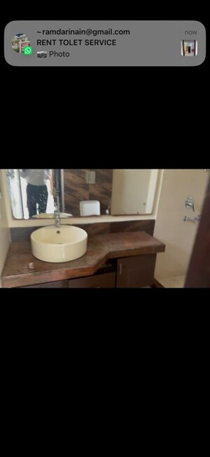Bathroom in 3 BHK Builder Floor at Sector 21 – for Rent