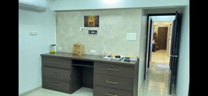 Kitchen in 3 BHK Apartment at Kesar Harmony, Kharghar – for Rent