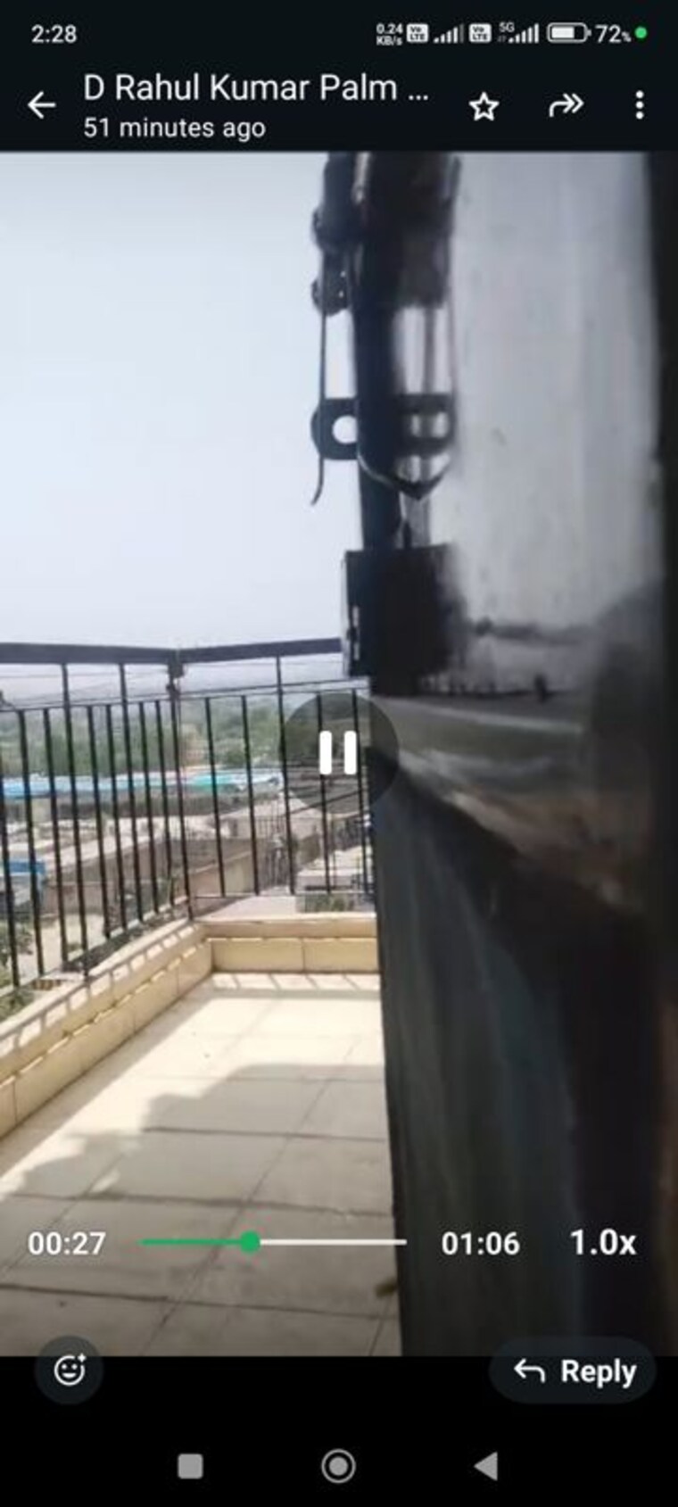 Balcony, quantum-colonisers-quantum-residency 3 Bedroom 1879 Sq.Ft. Apartment In Raj Nagar Extension Ghaziabad 10330020