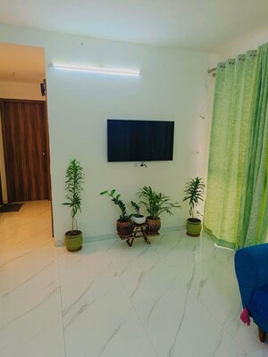 Living Room in 2 BHK Apartment at Nahar F Residences, Balewadi – for Rent