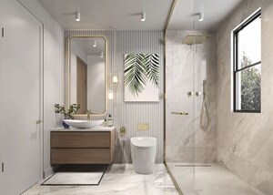 Bathroom in 3.5 BHK Apartment at SS Cendana, Sector 83 – for Sale