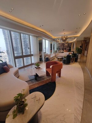 Living Room in 3 BHK Apartment at Godrej Trilogy, Worli – for Sale