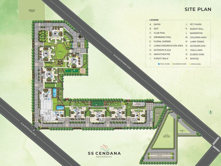 Master Plan, ss-cendana 3 Bedroom 1450 Sq.Ft. Apartment In Sector 83 Gurgaon 10330076