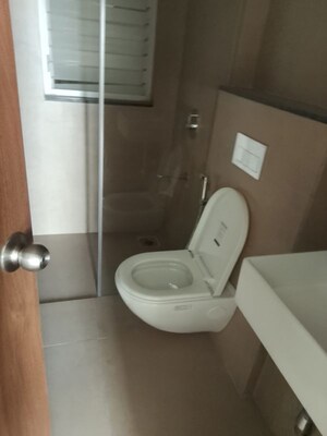 Bathroom in 2 BHK Apartment at Runwal The Central Park, Chinchwad – for Rent