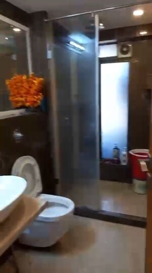 Bathroom in 3 BHK Apartment at Ekta Panorama, Chembur – for Rent