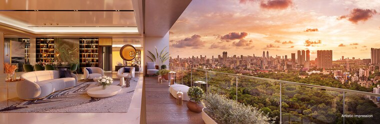 Balcony, piramal-aranya-ahan 4 Bedroom 1064 Sq.Ft. Apartment In Byculla Mumbai 10330274