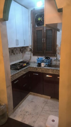 Kitchen in 1 BHK Builder Floor at Chattarpur – for Rent