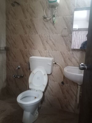 Bathroom in 3 BHK Apartment at Bodakdev – for Rent