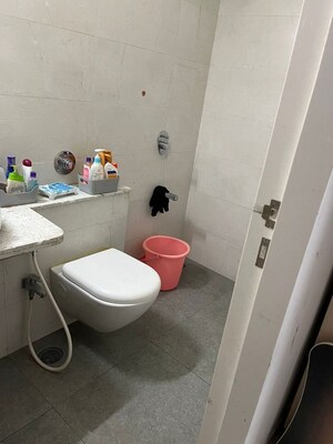Bathroom in 1 BHK Apartment at Sugee Atharva, Prabhadevi – for Rent