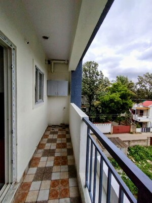 Balcony in 2 BHK Apartment at Hennur Bande – for Rent