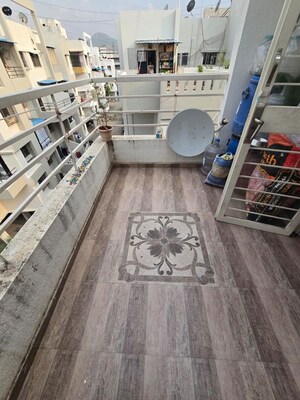 Balcony in 1 BHK Apartment at Gulmohor Imperial, Dhayari – for Sale