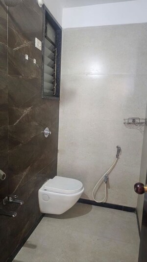 Bathroom in 2 BHK Apartment at Gami Reagan, Ghansoli – for Rent