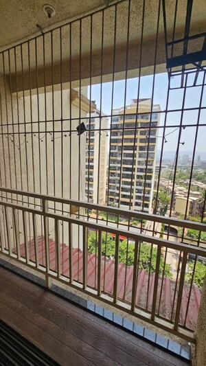 Balcony in 2 BHK Apartment at Gami Reagan, Ghansoli – for Rent