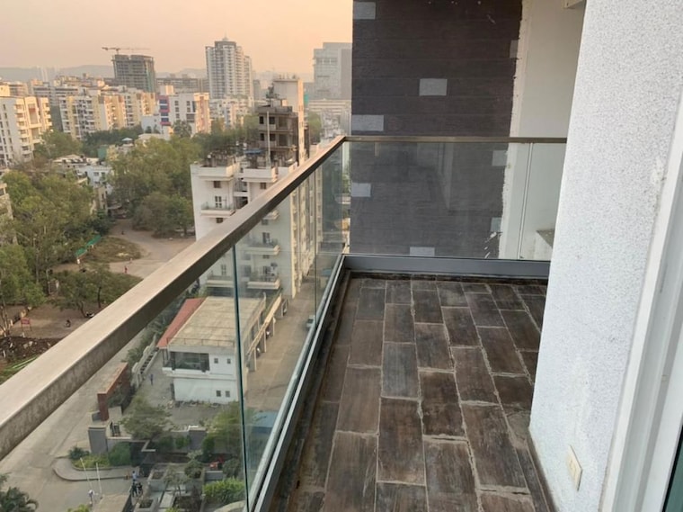 Balcony, nahar-f-residences 3 Bedroom 1500 Sq.Ft. Apartment In Balewadi Pune 10330492