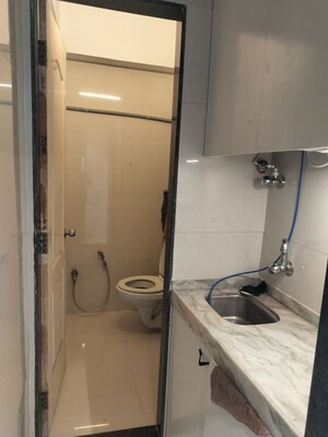 Bathroom in  Office Space at Raheja Arcade, Cbd Belapur Sector 11 – for Rent