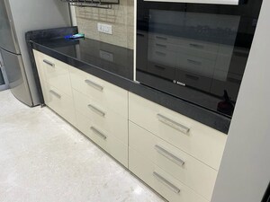 Kitchen in 3 BHK Apartment at Oberoi Realty Exquisite, Goregaon East – for Rent