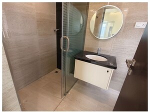 Bathroom in 3 BHK Apartment at Aparna Zenon, Puppalaguda – for Rent