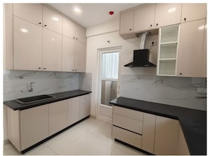 Kitchen in 3 BHK Apartment at Aparna Zenon, Puppalaguda – for Rent