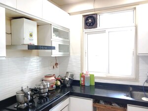 Kitchen in 3 BHK Apartment at Vijay Nagari Annex, Waghbil – for Sale