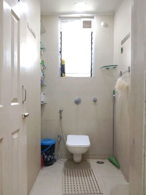 Bathroom in 3 BHK Apartment at Vijay Nagari Annex, Waghbil – for Sale
