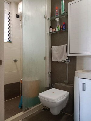 Bathroom in 3 BHK Apartment at Vijay Nagari Annex, Waghbil – for Sale