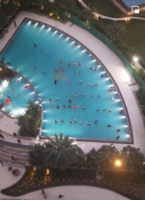 Swimming Pool in 3 BHK Apartment at Azeagaia Botanica, Vrindavan Yojna – for Sale