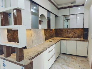 Kitchen in 3 BHK Builder Floor at Noida Central – for Rent