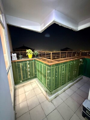 Balcony in 2.5 BHK Apartment at Amrapali Silicon City, Sector 76 – for Rent