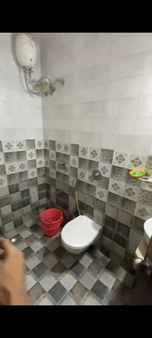 Bathroom in 1 BHK Apartment at JVM Olive, Bhayandarpada – for Rent