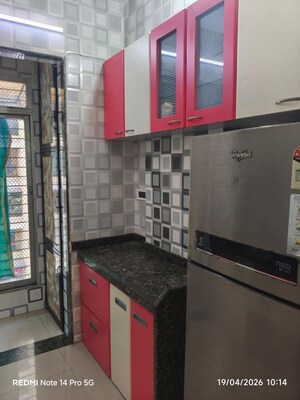 Kitchen in 1 BHK Apartment at Trilok Heights, Dombivli East – for Rent