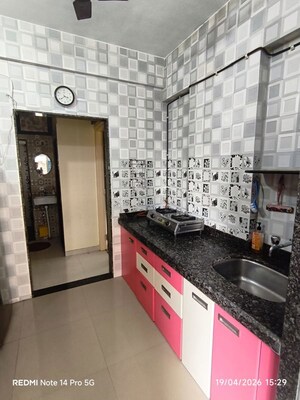 Kitchen in 1 BHK Apartment at Trilok Heights, Dombivli East – for Rent