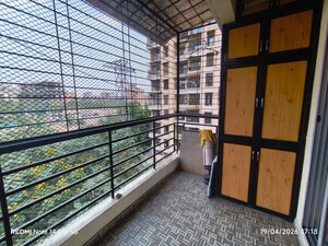 Balcony in 1 BHK Apartment at Trilok Heights, Dombivli East – for Rent