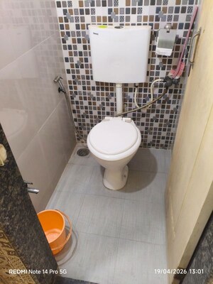 Bathroom in 1 BHK Apartment at Trilok Heights, Dombivli East – for Rent