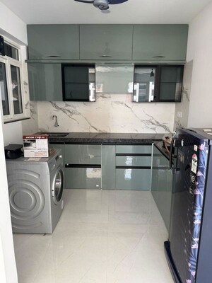 Kitchen in 2 BHK Apartment at Goel Ganga Serio, Kharadi – for Rent