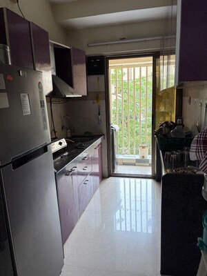 Kitchen in 3 BHK Apartment at Raj Lifestyle, Mira Road – for Rent