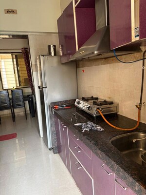 Kitchen in 3 BHK Apartment at Raj Lifestyle, Mira Road – for Rent