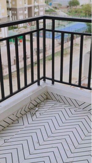 Balcony in 1 BHK Apartment at Earthcon Casa Grande II, Chi V Greater Noida – for Rent