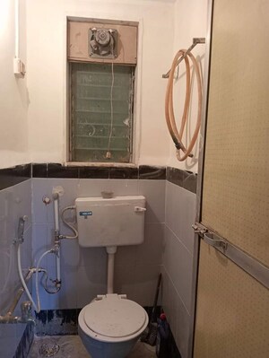Bathroom in 1 BHK Apartment at Vasant Aradhana, Kandivali West – for Rent