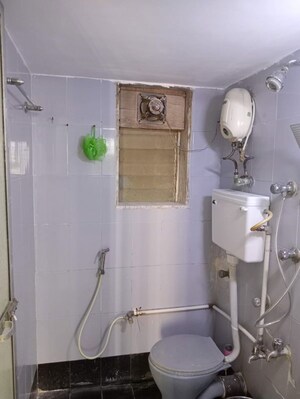 Bathroom in 1 BHK Apartment at Vasant Aradhana, Kandivali West – for Rent