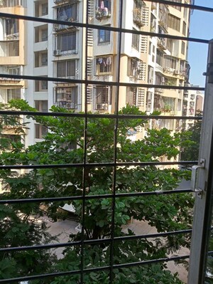 Balcony in 1 BHK Apartment at Vasant Aradhana, Kandivali West – for Rent