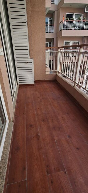 Balcony in 3 BHK Apartment at Rishita Mulberry Heights, Sushant Golf City – for Rent