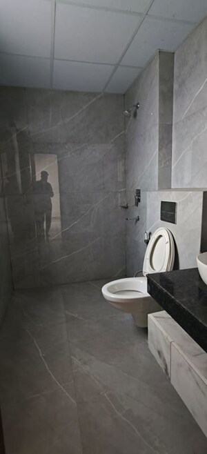 Bathroom in 3 BHK Apartment at Rishita Mulberry Heights, Sushant Golf City – for Rent