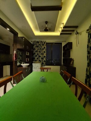 Dining area in 3 BHK Apartment at Saakaar Aqua City, Danapur – for Rent