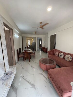 Living Room in 3.5 BHK Builder Floor at Smart World Gems, Sector 89 – for Rent