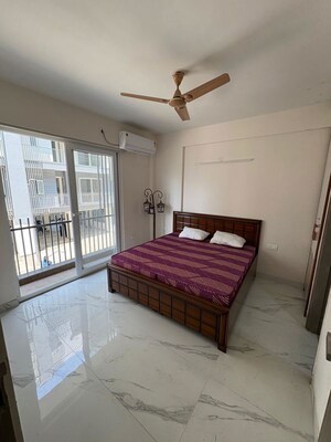 Bedroom in 3.5 BHK Builder Floor at Smart World Gems, Sector 89 – for Rent